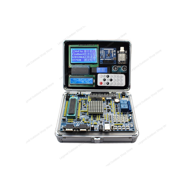 Electronics Project Kit - Carte de développement LY-51S 51MCU, boîte