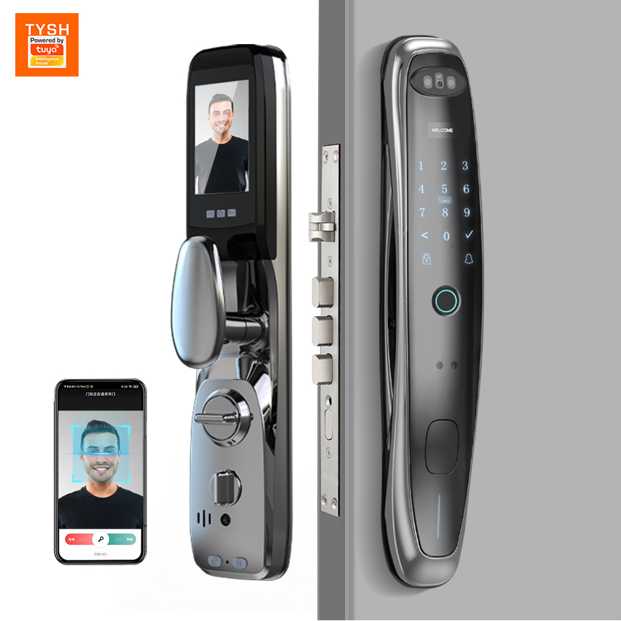 Smart Door Lock Wifi - Tuya WiFi caméra serrure intelligente 3D