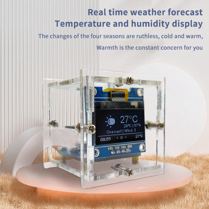 Kit d'horloge météo miniature  - Electronics Project Kit avis et prix