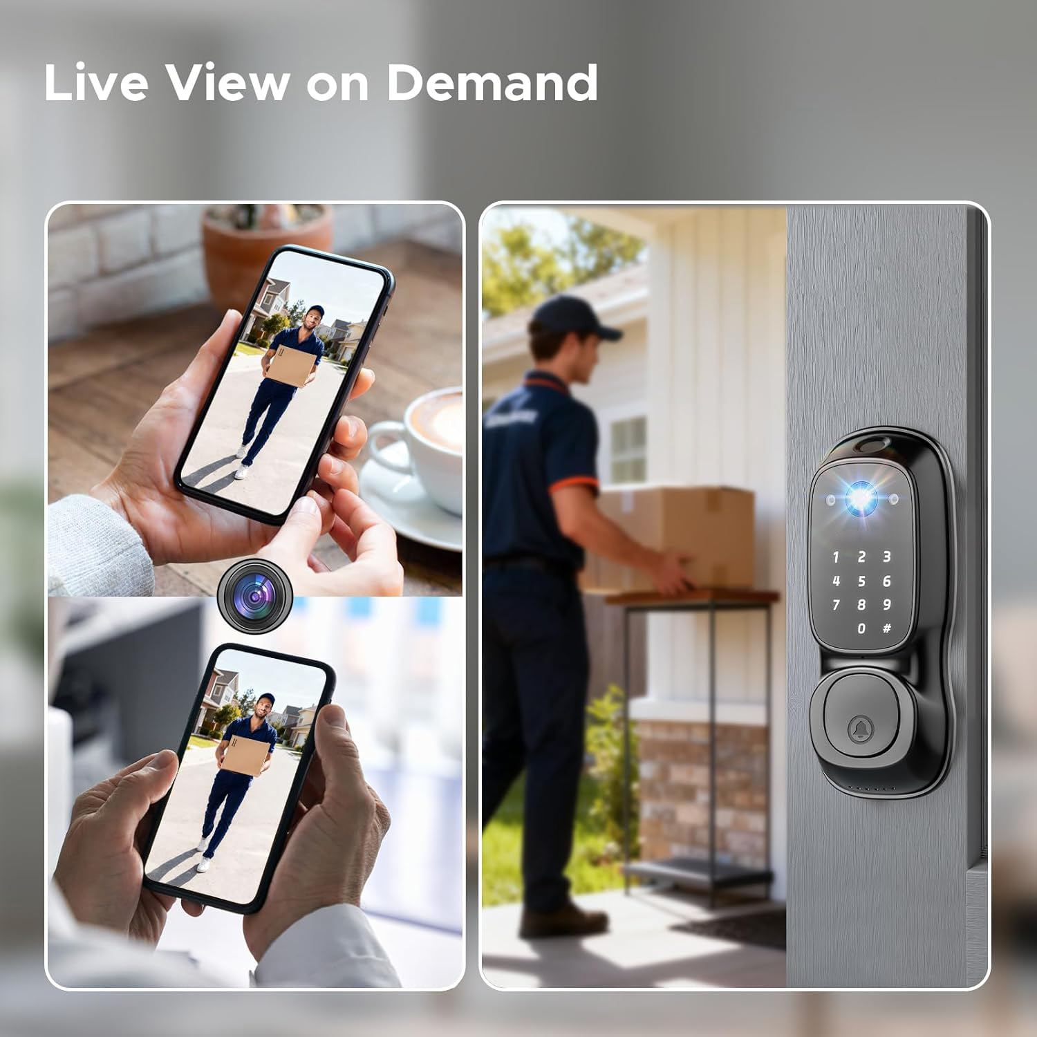 Serrure de porte intelligente  - Smart Door Lock Wifi avis et prix