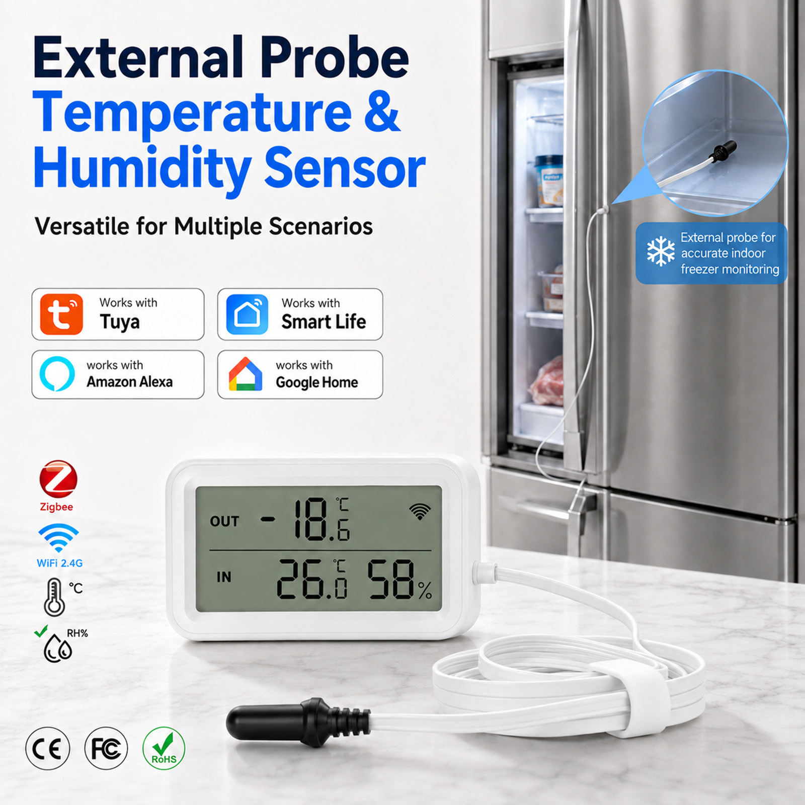 Sonde externe étanche de tempé - Wifi Thermostat avis et prix