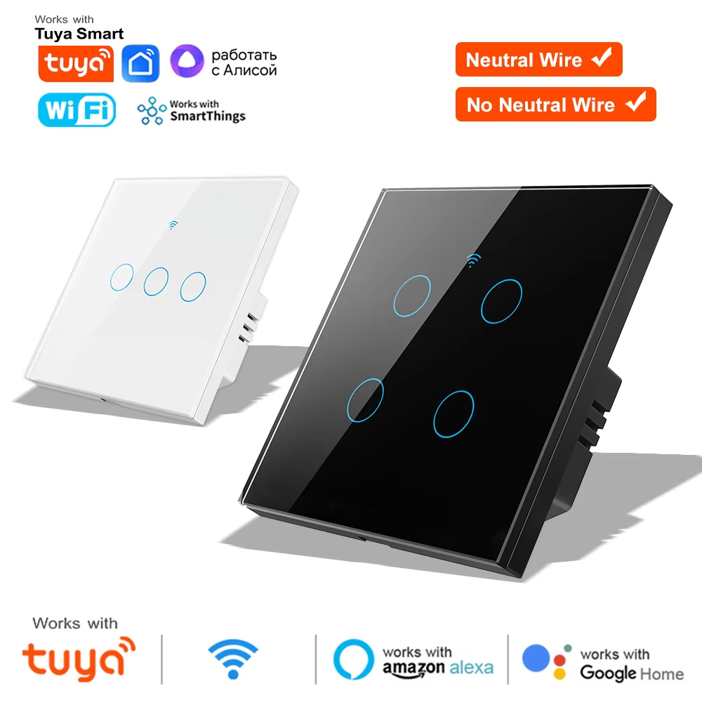 Interrupteur mural tactile int - Smart Light Switch Wifi avis et prix