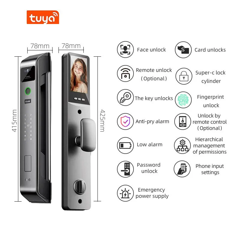 Serrure de porte intelligente  - Smart Door Lock Wifi avis et prix