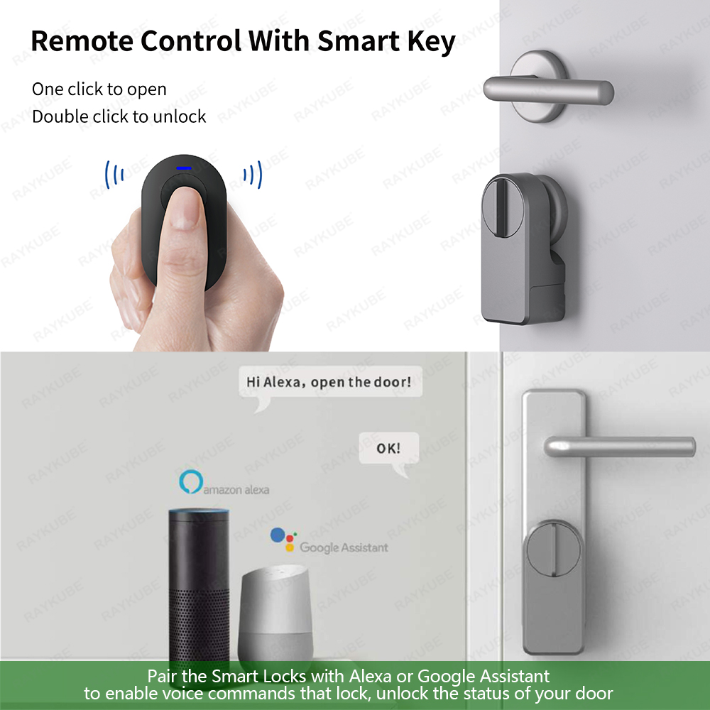 RAYKUBE A1 Pro Tuya BEL ensemb - Smart Door Lock Wifi avis et prix