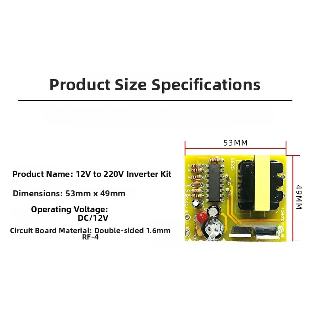 Kit d'onduleur DC 12V vers AC  - Electronics Project Kit avis et prix
