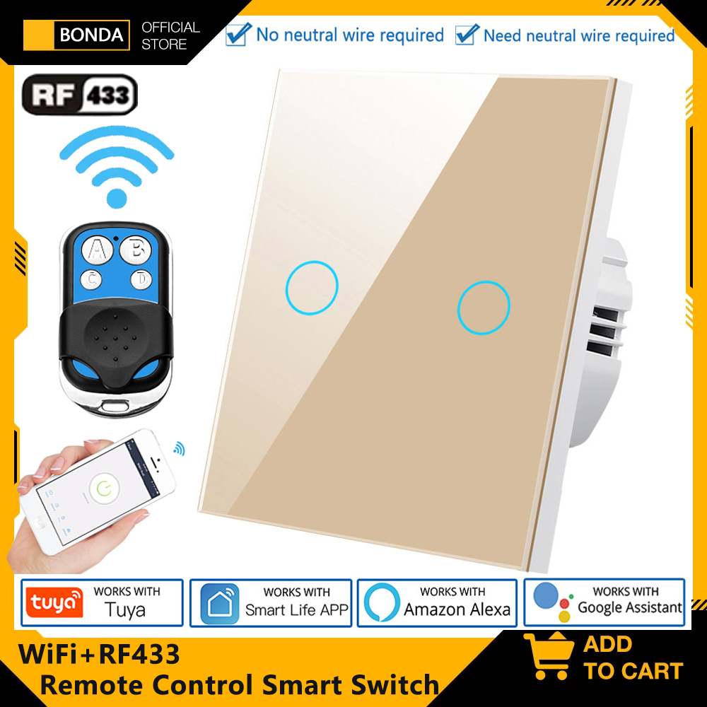 Tuya EU WiFi + RF433 commutate - Smart Light Switch Wifi avis et prix